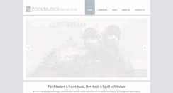 Desktop Screenshot of coolmusicinteractive.com
